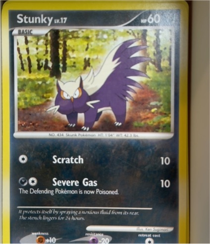 2007 Pokémon Diamond & Pearl #102 Stunky — front