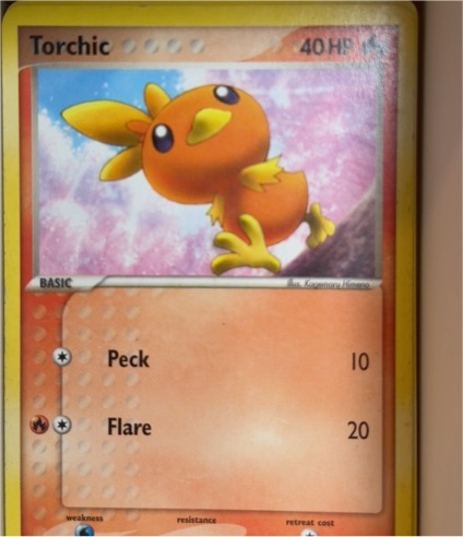 2006 Pokémon EX Holon Phantoms #83 Torchic — front