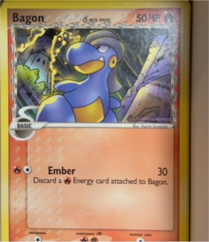 2005 Pokemon Delta Species #58 Bagon — front