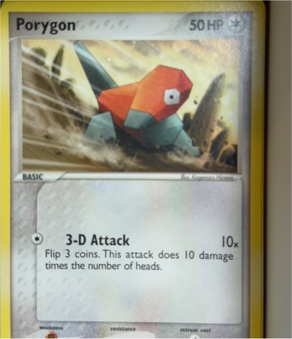 2005 EX Unseen Forces #69 Porygon — front