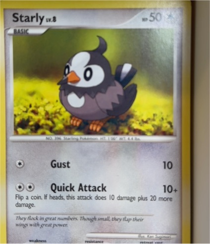 2007 Pokémon Diamond & Pearl #101 Starly — front