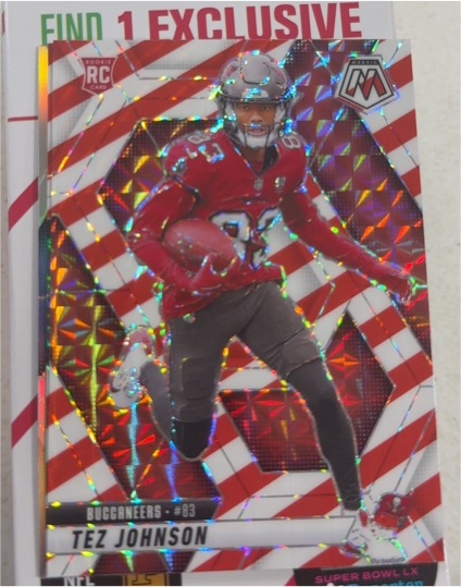 2025 Panini Mosaic #316 Tez Johnson — front
