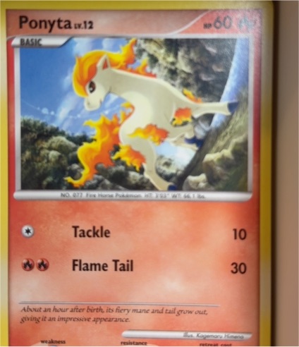 2007 Pokémon Diamond & Pearl #94 Ponyta — front
