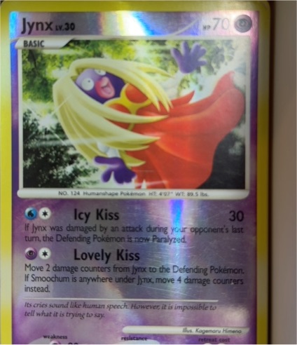2007 Pokémon Diamond & Pearl Secret Wonders #30 Jynx — front