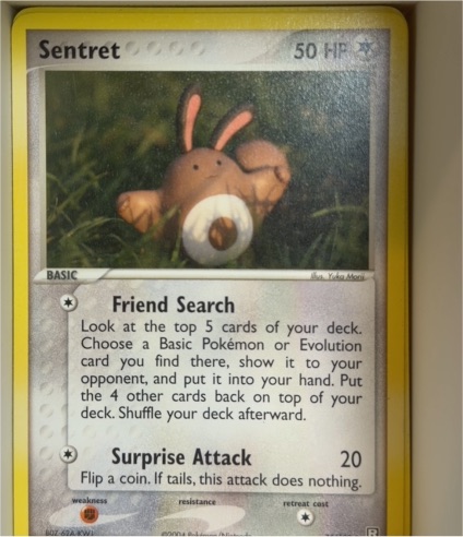 2004 EX Team Rocket Returns #75 Sentret — front