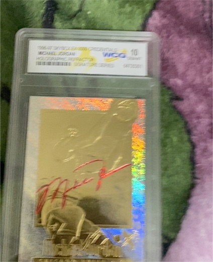 1996-97 Skybox EX2000 Credentials #Michael Jordan — front
