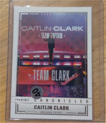 2025 Panini Chronicled #98 Caitlin Clark — front