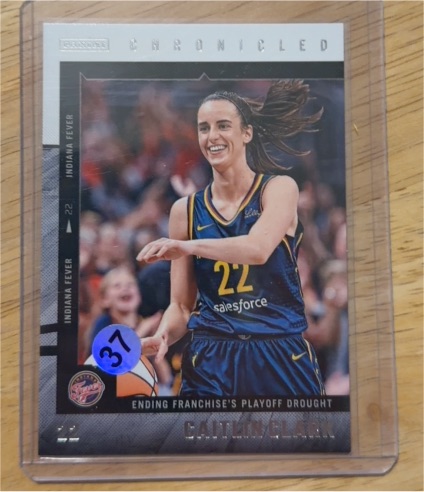 2025 Panini Chronicled #14 Caitlin Clark Indiana Fever — front