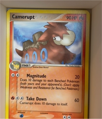 2006 Pokemon EX Holon Phantoms #36 Camerupt — front