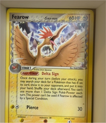 2006 Pokemon Delta Species #18 Fearow — front