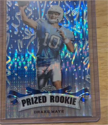 2023 Leaf Prized Rookie #PR-10 Drake Maye — front