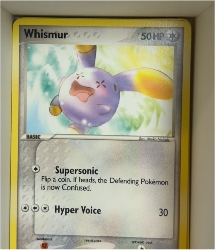 2006 Pokemon EX Crystal Guardians #69 Whismur — front