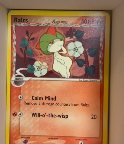 2006 Pokémon EX Dragon Frontiers #61 Ralts Delta Species — front
