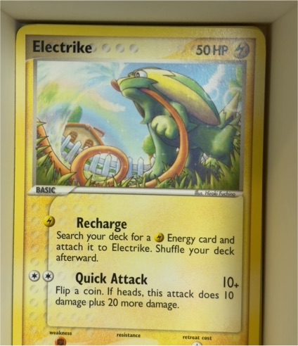 2005 Pokemon EX Deoxys #60 Electrike — front