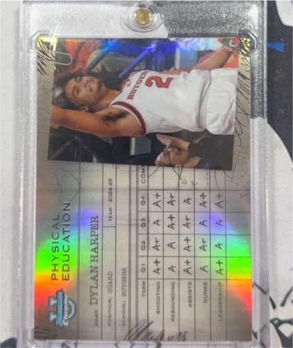 2024 Bowman University Chrome #PE-3 Dylan Harper Physical Education — front