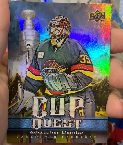 2025-26 Upper Deck Cup Quest #CQ-15 Thatcher Demko — front