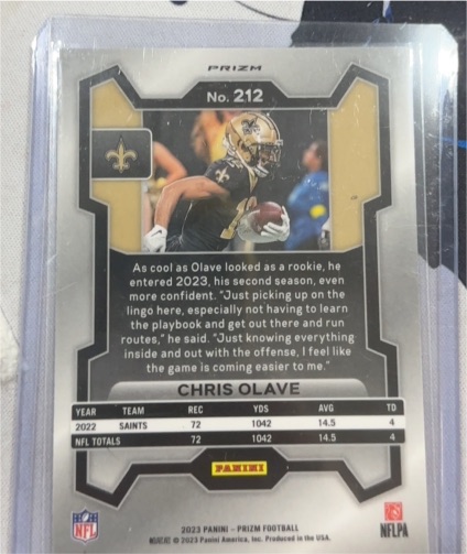 2023 Panini Prizm #212 Chris Olave — front
