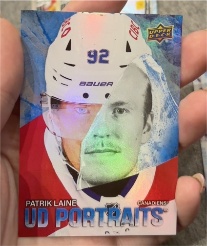 2025-26 Upper Deck #P-13 Patrik Laine UD Portraits — front
