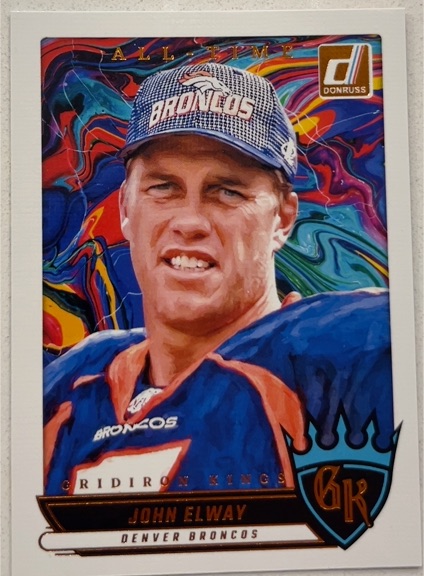 2025 Donruss All-Time Gridiron Kings #ATGK-JEY John Elway — front