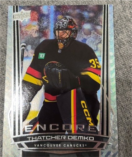 2025-26 Upper Deck Encore #E-35 Thatcher Demko — front