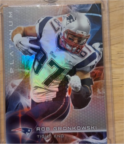 2015 Topps Platinum #34 Rob Gronkowski — front