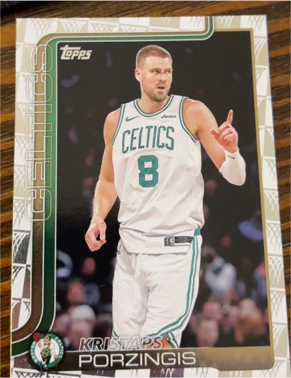 2025-26 Topps #3 Kristaps Porzingis — front