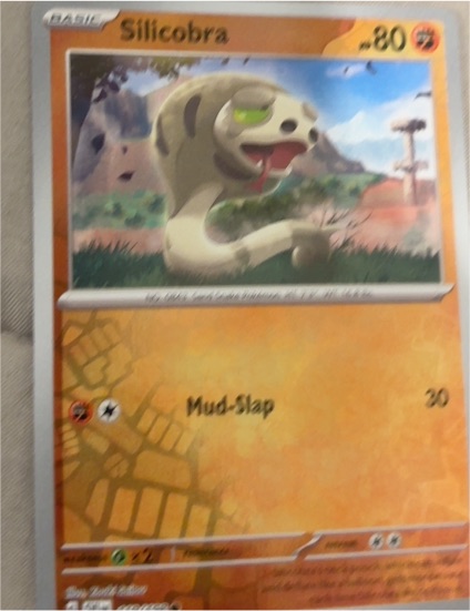 2023 Pokémon Scarlet & Violet Base Set #119 Silicobra — front