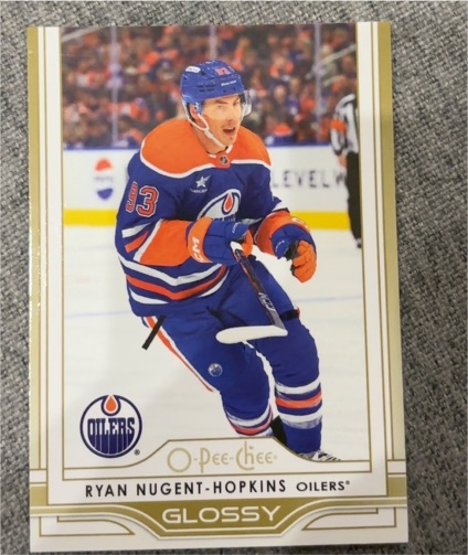 2025-26 Upper Deck O-Pee-Chee Glossy Gold #OG-1 Ryan Nugent-Hopkins — front