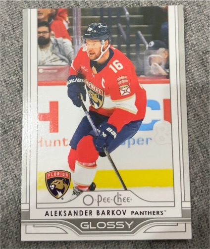 2025-26 Upper Deck Series 1 O-Pee-Chee Glossy #OG-9 Aleksander Barkov — front