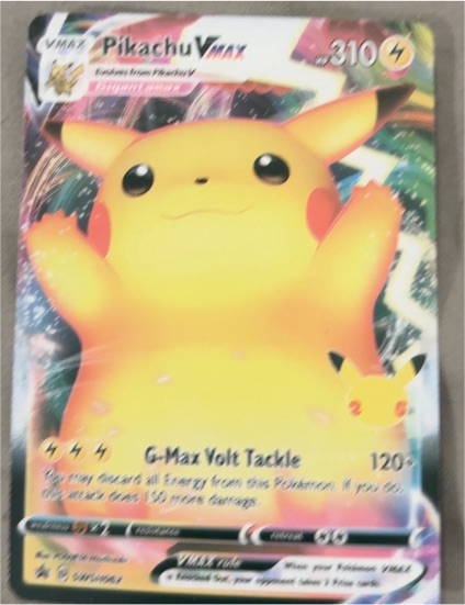 Pokemon Sword & Shield Black Star Promo #SWSH062 Pikachu VMAX — front