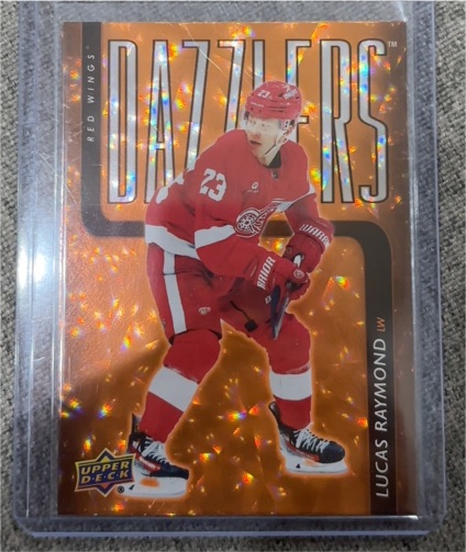 2025-26 Upper Deck Series 1 Dazzlers #DZ-30 Lucas Raymond — front
