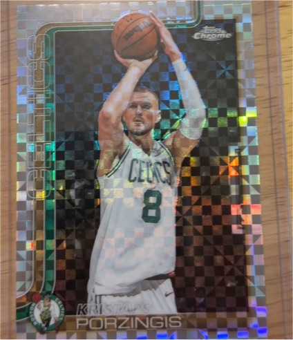 2025-26 Topps Chrome #41 Kristaps Porzingis — front