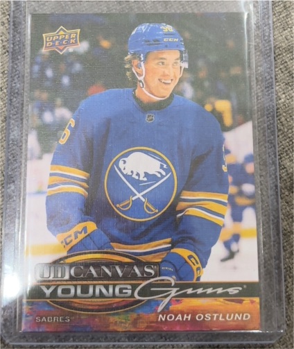 2025-26 Upper Deck Series 1 Young Guns Canvas #C-112 Noah Ostlund — front