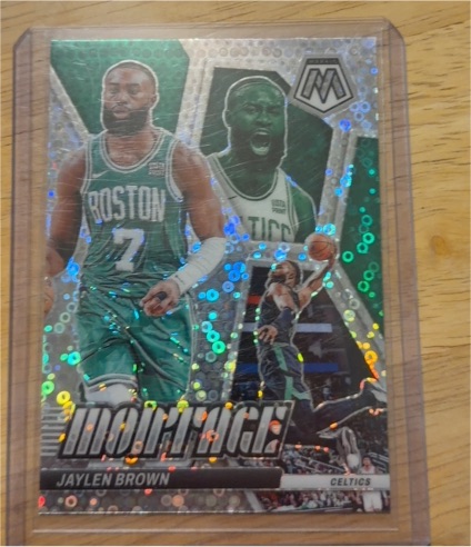 2023-24 Panini Mosaic #16 Jaylen Brown Montage — front