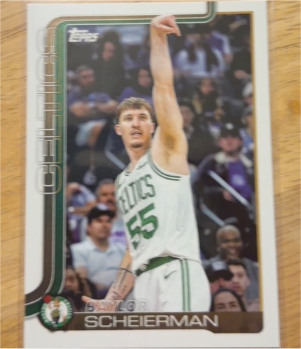 2025-26 Topps #5 Baylor Scheierman — front