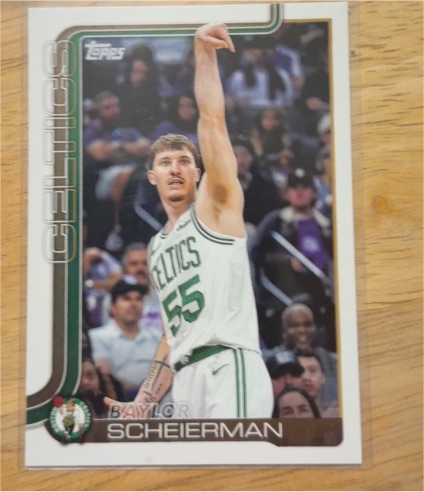 2025-26 Topps #5 Baylor Scheierman — front