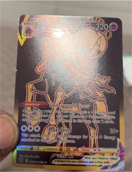 2022 Pokemon TCG Astral Radiance #TG30 Shadow Rider Calyrex VMAX — front