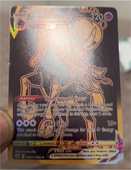 2022 Pokémon TCG Astral Radiance #TG30 Shadow Rider Calyrex VMAX — front