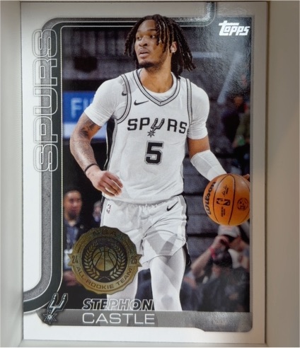 2025-26 Topps #197 Stephon Castle — front