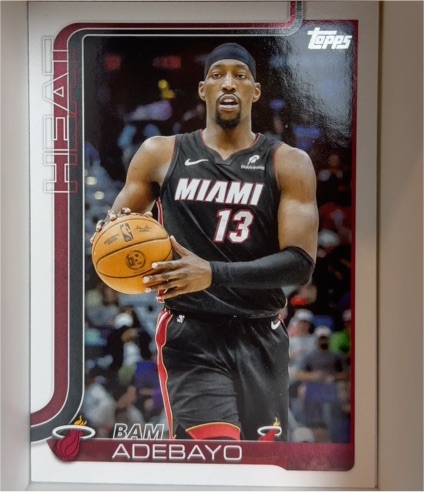 2025-26 Topps #75 Bam Adebayo — front