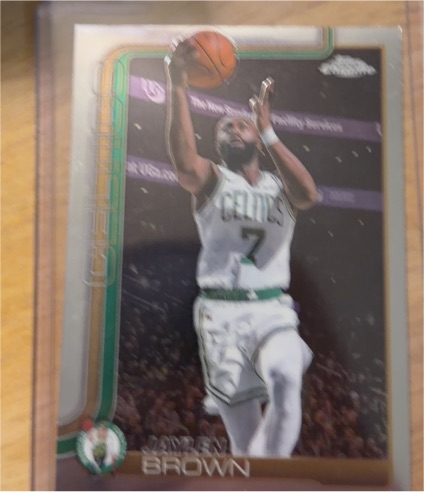2025-26 Topps Chrome #51 Jaylen Brown — front