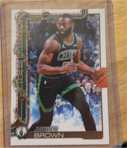 2025-26 Topps Holiday #H2 Jaylen Brown — front