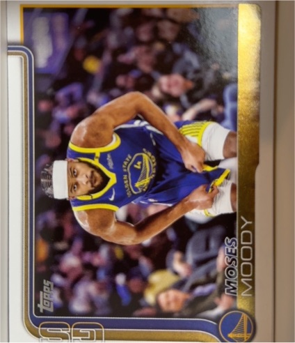 2025-26 Topps #140 Moses Moody — front