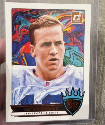 2025 Donruss Gridiron Kings #ATGK-PMG Peyton Manning — front