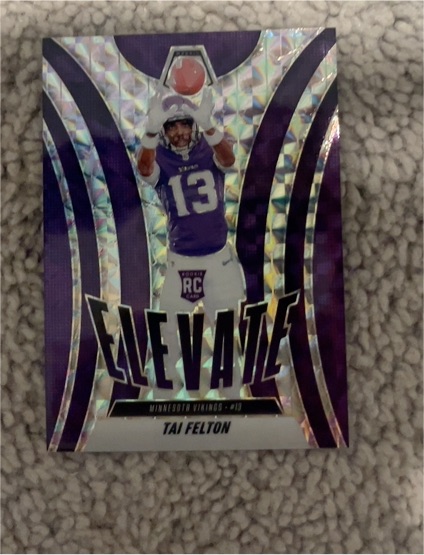 2025 Panini Mosaic #5 Tai Felton Elevate Rookie Insert — front