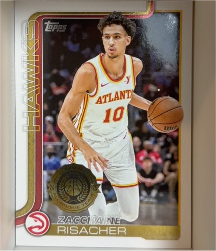 2025-26 Topps #62 Zaccharie Risacher — front