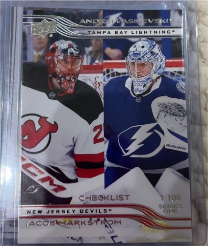 2025-26 Upper Deck #199 Andrei Vasilevskiy / Jacob Markstrom — front