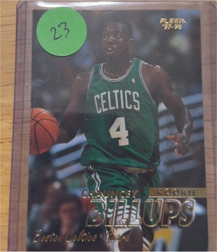 1997-98 Fleer #340 Chauncey Billups Boston Celtics Rookie Card — front