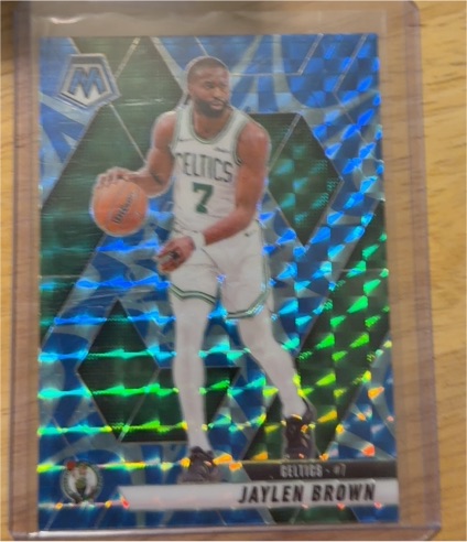 2024-25 Panini Mosaic #33 Jaylen Brown — front