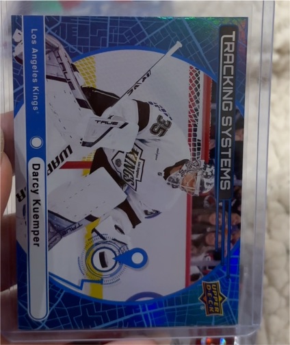 2025-26 Upper Deck Tracking Systems #TS-21 Darcy Kuemper — front